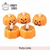 Terror Holiday Decoration Led Light Up Plastic Pumpkin Toys For Halloween