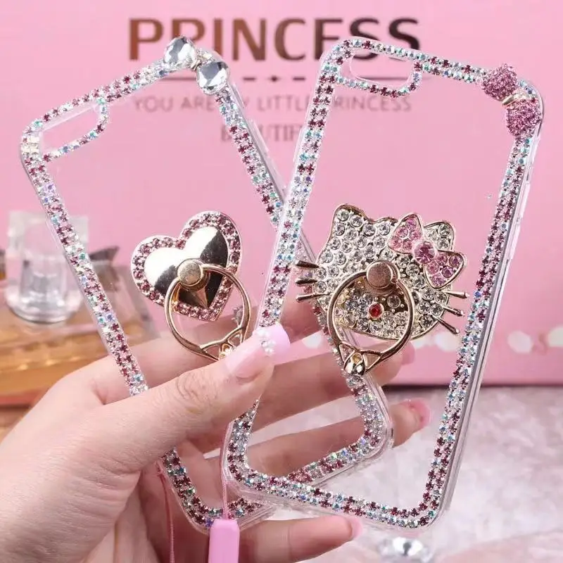 3D Handmade Crystal Clear Bling Shiny Clear Plastic Case with holder For Apple Iphone 678P XS MAX Case
3D Handmade Crystal Clear Bling Shiny Clear Plastic Case with holder For Apple Iphone 678P XS MAX Case