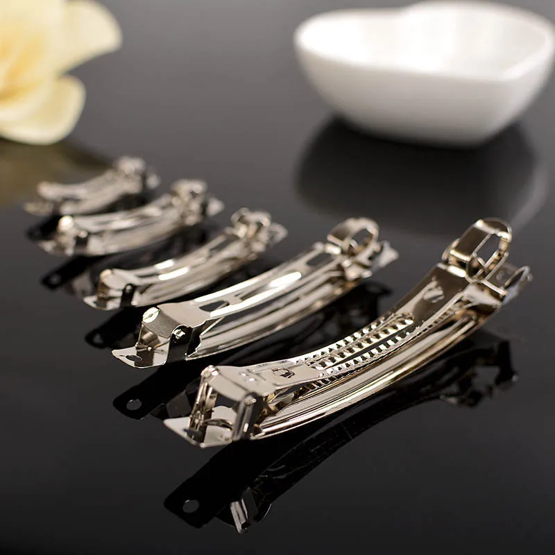 Rhodium Spring Hair Clips Automatic Clip Blank Width Setting for DIY Bow Hairpin Jewelry Accessories
Rhodium Spring Hair Clips Automatic Clip Blank Width Setting for DIY Bow Hairpin Jewelry Accessories