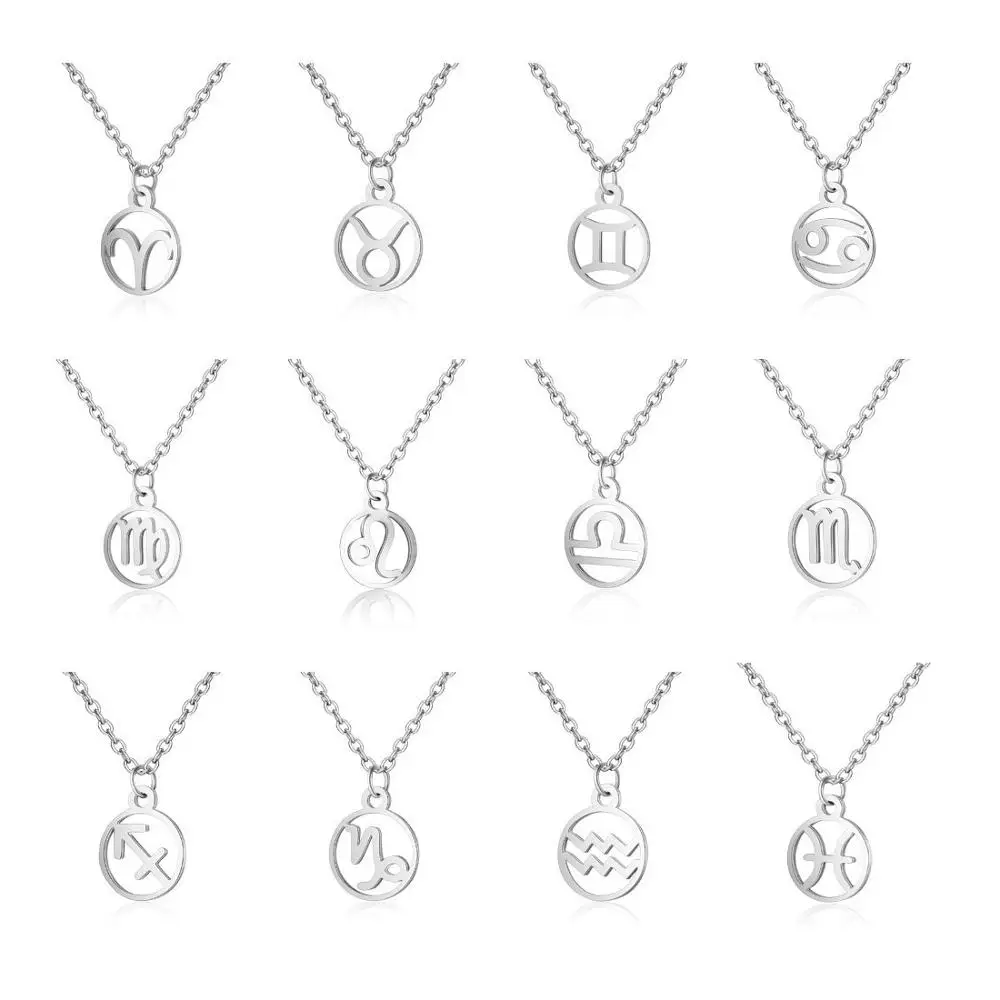 2019 Titanium steel jewelry necklace star sign hot 12 zodiac necklace stainless steel pendant necklace, Picture
2019 Titanium steel jewelry necklace star sign hot 12 zodiac necklace stainless steel pendant necklace, Picture