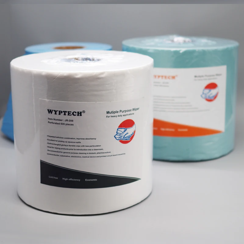 

30% Polypropylene 70% Cellulose Nonwoven Industrial Wiper, N/a