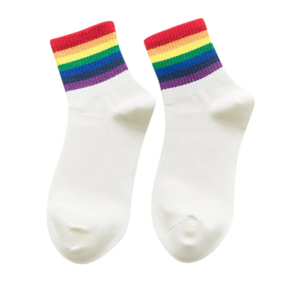 Winter New Unisex Socks Cotton Rainbow Striped Socks Xmas Fashion Warm Christmas CasualHipster hosiery, Custom color
Winter New Unisex Socks Cotton Rainbow Striped Socks Xmas Fashion Warm Christmas CasualHipster hosiery, Custom color