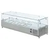 Commercial salad bar display cooler / salad bar cooler freezer / counter top Salad Bar