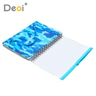 Spiral school A5 notebook with pocket and uv printing