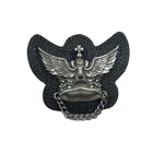 2019 Custom fashion leather jacket patch with metal badges
