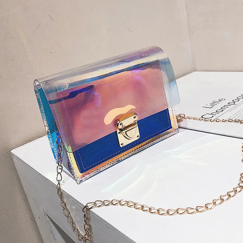 Cathylin 2021 Women Handbag PVC Jelly Purse Transparent Fashion Clear Shoulder Cross body Bags Kids Handbag Laser
Cathylin 2021 Women Handbag PVC Jelly Purse Transparent Fashion Clear Shoulder Cross body Bags Kids Handbag Laser