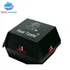 Cheap Food Grade Customized Printed Cardboard Brown Hamburger Kraft Paper Folding Box Takeaway Burger Box