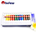 Amazon Hot Selling Free Sample Aluminum Tube 12ML 12 Colors Oil Color Paint Set For Oil Painting