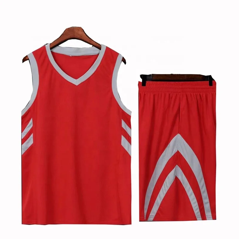 

Newest Top Quality Customized Basketball Jersey Dress Color Red White for Team, Any color is available