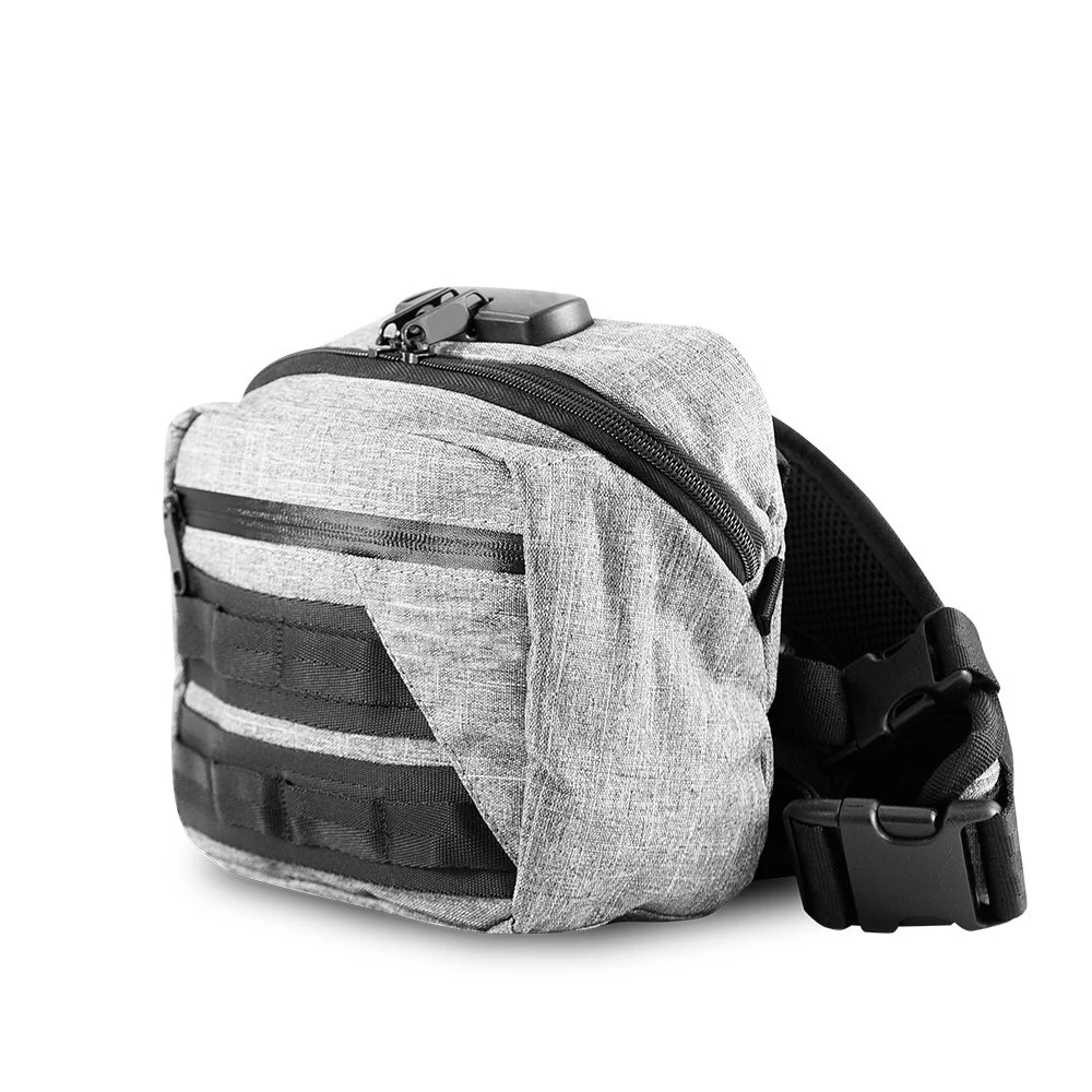 Smell Proof Fanny Pack Hipster Bag with Combo Lock Smell Proof Ziplock Odor Bag, Grey or any pantone colors
Smell Proof Fanny Pack Hipster Bag with Combo Lock Smell Proof Ziplock Odor Bag, Grey or any pantone colors