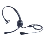 High performance noise cancelling 3.5mm headphone jack call center headset