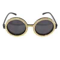 Stainless steel and glass Iced out sunglasses 
Stainless steel and glass Iced out sunglasses