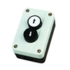 22mm Mount White & Black Momentary Push Switch Button Control Box