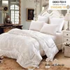 3D Wholesale Luxury Elegant Jacquard bedding linen/sheet sets Oeko-tex100 Customized home/hotel textile wedding