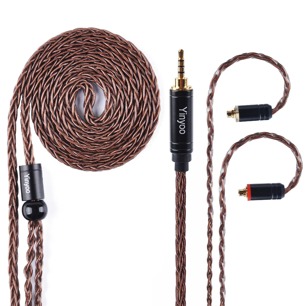 Yinyoo 8 Core Silver Plated 2.5/3.5/4.4mm mmcx earphone Cable With 2pin For LZ A6 HQ8 HQ10 KZ AS10 C10
Yinyoo 8 Core Silver Plated 2.5/3.5/4.4mm mmcx earphone Cable With 2pin For LZ A6 HQ8 HQ10 KZ AS10 C10