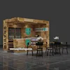 Small coffee display counter specific design mall coffee kiosk
