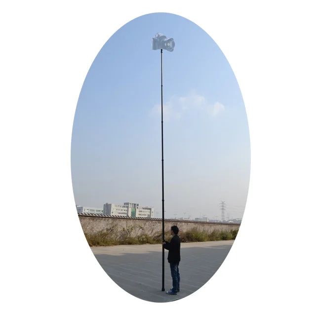 Telescopic Camera Pole Advertising Photography monopod 7m Carbon Fiber  Sports Highshot Camera Mast