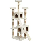 Heavy Duty Sisal Cat Trees Cozy Pet Deluxe Multi Level Cat Tree