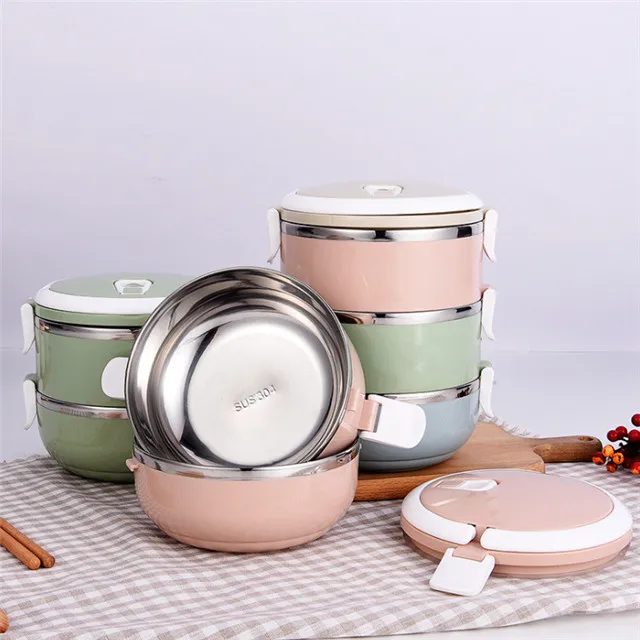 SS Lunch Box Portable Airtight Metal Stainless Steel Food Storage Containers For Sale 1 Leak Proof 4 Tiers Stackable For Kid, Customized
SS Lunch Box Portable Airtight Metal Stainless Steel Food Storage Containers For Sale 1 Leak Proof 4 Tiers Stackable For Kid, Customized