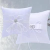 Happy wedding ring pillow white lace water diamond wedding products of ring pillow