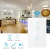 luxury american style 220v power rf433 controller night light panel home intelligent wireless led smart wifi touch switch