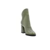 Fashion high heel suede boot women with pu upper material