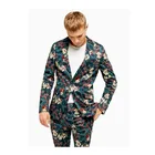 OEM Man Fashion Printed Super Skinny Blazer Suit
