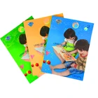 Eco friendly softcover lamination saddle stitching children coloring memory book printing