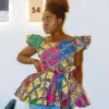Shenbolen African Print Summer Women Offer Shoulder Top Cotton Wax African Fashion Ankara Blouse