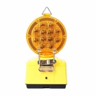 S-1326 led battery powered warning signal lights solar traffic warning lamp flashing barricade light
