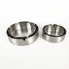 Deluxe Round Stainless Steel Cigarette Cigar Ashtray Set cigarette ash tray for home use