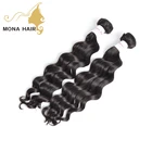 100% Natural color virgin hair beautiful human hair brazilian hair