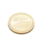 wholesale blank challenge coin custom China style pound coin metal gold coin