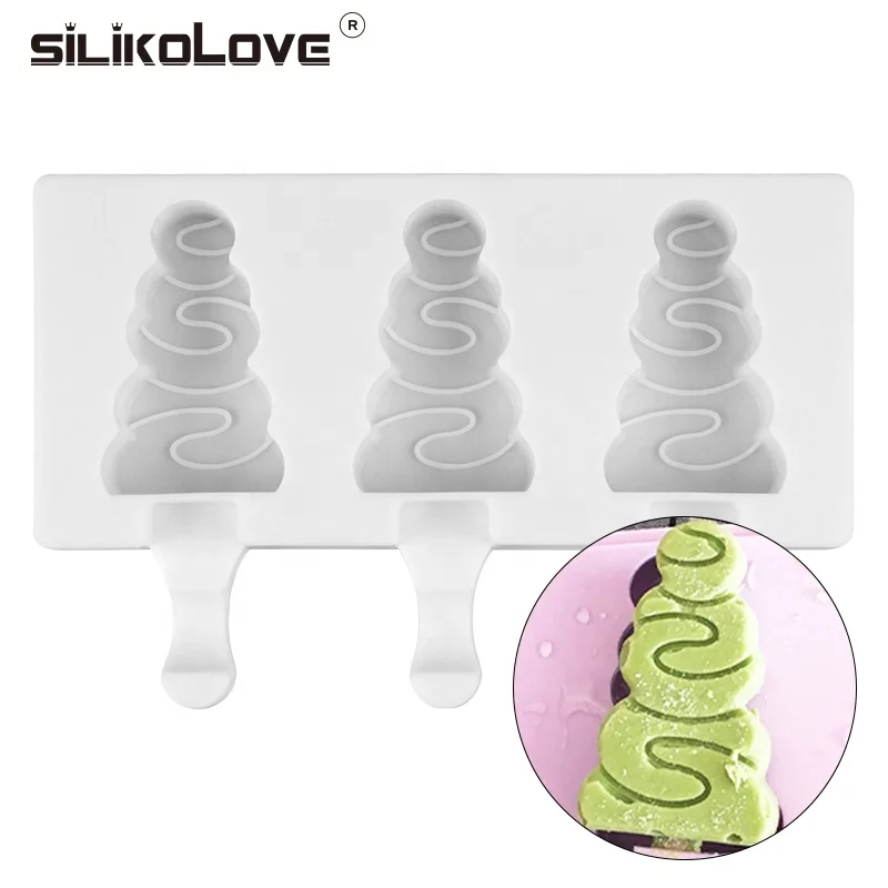 SILIKOLOVE Summer Silicone Ice Cream Mold Reusable Ice Cubes Tray Frozen Popsicle Molds Ice Cream Mould Tools
SILIKOLOVE Summer Silicone Ice Cream Mold Reusable Ice Cubes Tray Frozen Popsicle Molds Ice Cream Mould Tools