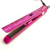 1" Plate Custom bling blow dryer Flat iron with private label LCD crystal Flat iron Hair Straightener,bedazzled blow dryer set
