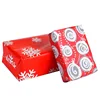 white snow pattern premium quality candy packing gift paper wrap for Christmas Day