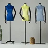 Wooden hand fabric female tailors dummy adjustable half body mannequins on sale