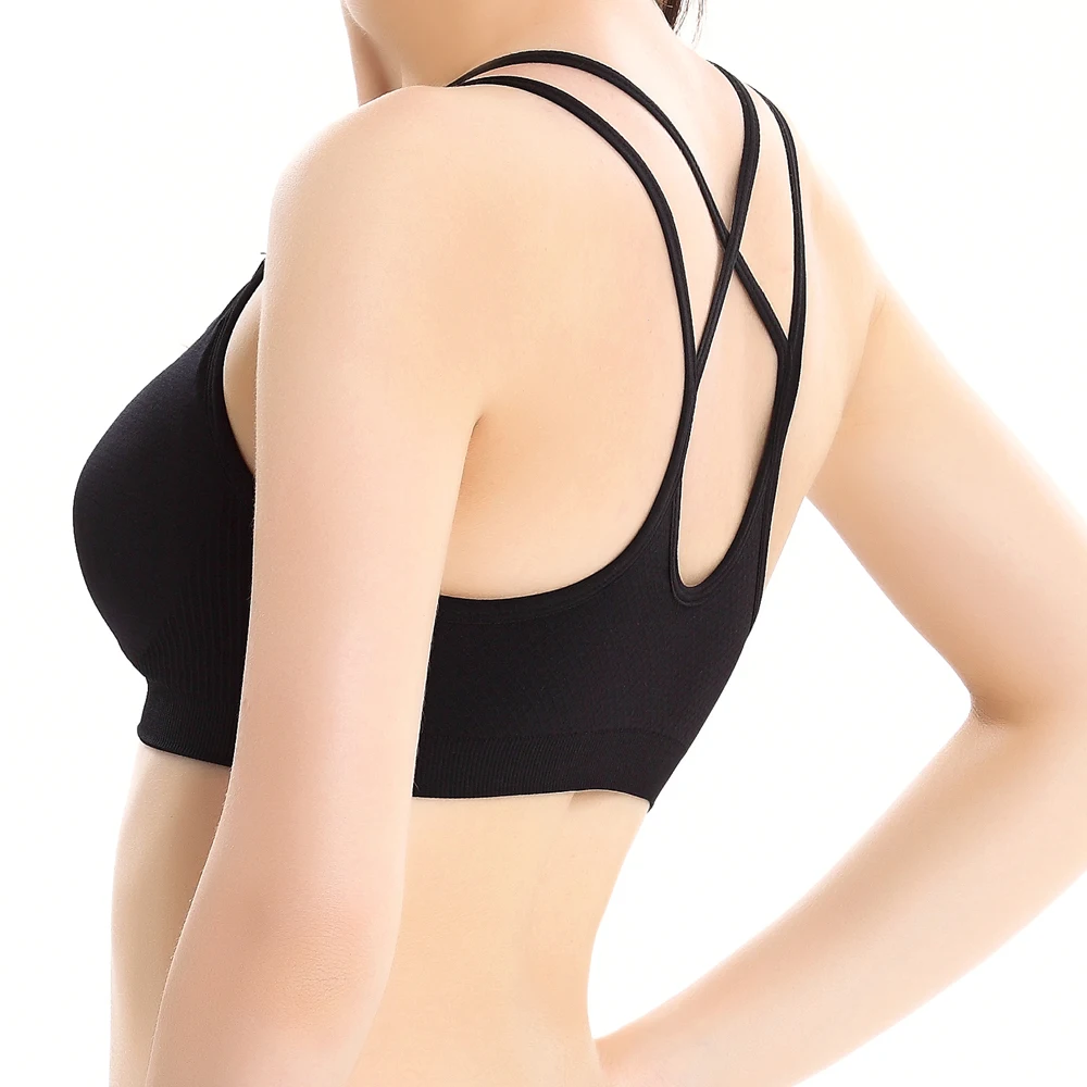 Custom color extremely fit sports bra hyper cooling spandex fabric logo printed top blank sports bras sale
Custom color extremely fit sports bra hyper cooling spandex fabric logo printed top blank sports bras sale