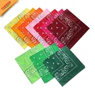 Popular Custom Logo Bandana Fashion Cotton Head Kerchief Outdoor