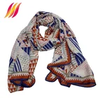 Latest Design Superior Quality 100 Custom Made Printed Viscose Polyester Scarf