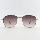 European Design Fashion Trend Acrylic Lens Metal Frame Sun Glasses Women Men UV400 Sunglasses