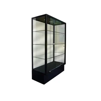 Latest Vitrina Showcase Design Sliding Glass Door Free Standing