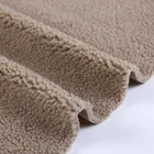 Fluffy super thick polar fleece fabric polyester sherpa fleece faux fur fabric