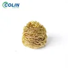 Household daily necessity products stainless steel spiral scourer/galvanised mesh cleaning ball