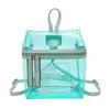 Wholesale Summer Travel Waterproof Transparent PVC Backpack Mini Girl Satchel Female Jelly Clear Backpacks