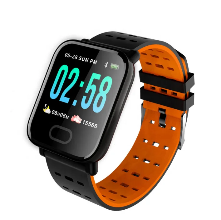 A6 Fitness Tracker Smart Bracelet Heartrate Monitor Blood Pressure Measure Sport Wristband
A6 Fitness Tracker Smart Bracelet Heartrate Monitor Blood Pressure Measure Sport Wristband