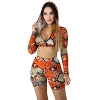 Womens Tracksuit Autumn Casual Shinny Print Hoodies Top Shorts Two Piece Set Outfits Short Sport Jumpsuit Sets Y11589
Womens Tracksuit Autumn Casual Shinny Print Hoodies Top Shorts Two Piece Set Outfits Short Sport Jumpsuit Sets Y11589