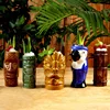 350ml-700ml 5 Styles Hot Sell Ceramic Hawaii Tiki Mugs Cocktail Cup Stoneware Beer Beverage Parrot Mug