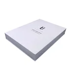 Luxury custom logo printed paper necklace jewelry packaging box