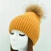 Bonnet Beanies Knitted Winter Hat Caps Winter Yellow Beanie Hats For Women Outdoor Skully Beanie
